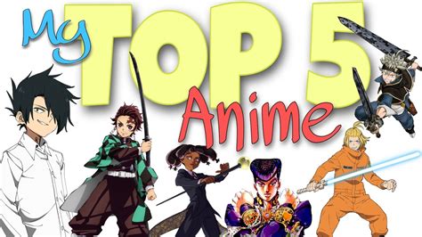 top 5 anime